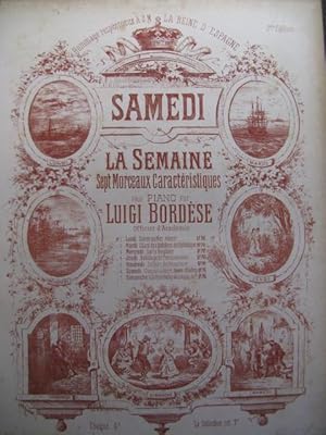 Imagen del vendedor de BORDESE Luigi Chanson  Boire Piano XIXe a la venta por partitions-anciennes