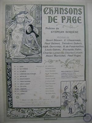 Seller image for DELMET Paul Chansons de Page No 10 Liberte Chant Piano 1899 for sale by partitions-anciennes