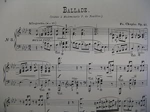 Immagine del venditore per CHOPIN Frdric Ballade op 47 Piano venduto da partitions-anciennes