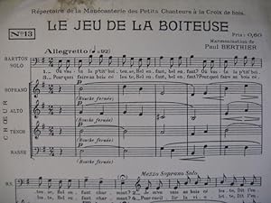 Le Jeu de la Boiteuse Choeur Chant