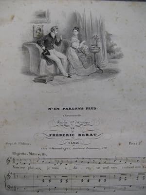 Seller image for BRAT Frdric N'en Parlons plus Chant Piano ca1850 for sale by partitions-anciennes
