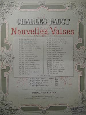 Immagine del venditore per FAUST Carl Thrse Valse Piano XIXe venduto da partitions-anciennes