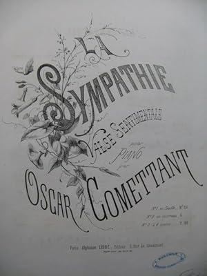 Seller image for COMETTANT Oscar La Sympathie Piano for sale by partitions-anciennes