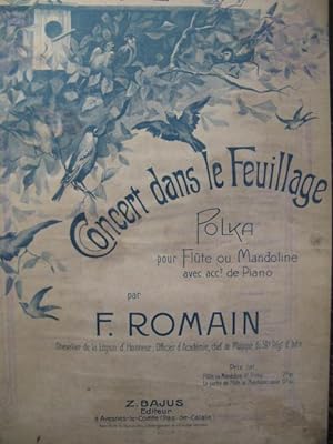 ROMAIN F. Concert dans le Feuillage Flute Piano