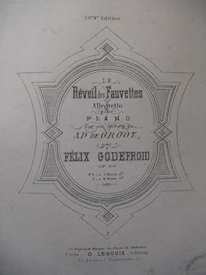 Seller image for GODEFROID Flix Le Rveil des Fauvettes Piano XIXe for sale by partitions-anciennes
