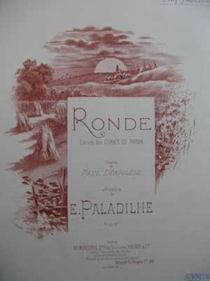 Seller image for PALADILHE E. Ronde Chant Piano 1895 for sale by partitions-anciennes