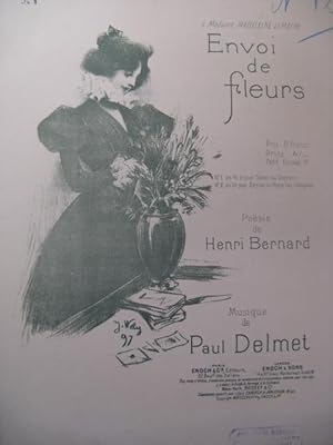 DELMET Paul Envoi de Fleurs Chant Piano 1898