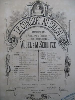 BACH J. S. Gavotte célèbre No 1 Piano Violon ou Flûte XIXe