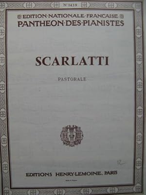 SCARLATITI Pastorale Piano