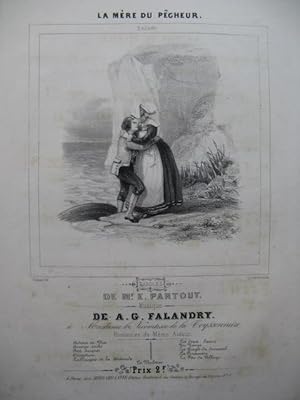 FALANDRY A. G. La Mère du Pêcheur Chant Piano ca1830