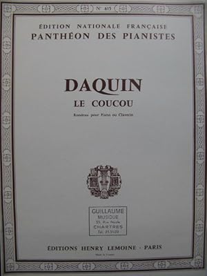 DAQUIN Claude Le Coucou Piano 1974