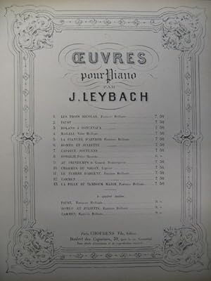 Seller image for LEYBACH Faust Gounod Piano ca1860 for sale by partitions-anciennes