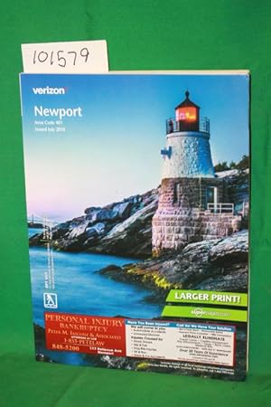 Image du vendeur pour Newport (RI) Phone Book Area Code 401 Issued July 2016 mis en vente par Princeton Antiques Bookshop