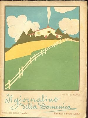 IL GIORNALINO DELLA DOMENICA - 1920 - num.38 del 19 settembre 1920, Firenze, Tipografia del GIORN...