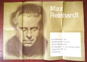 Bild des Verk�ufers f�r Max Reinhardt. Plakat zur Ausstellung in der Akademie der K�nste Berlin - Hansaviertel 20. Oktober - 10. November 1968. zum Verkauf von Antiquariat Carl Wegner