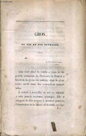 Seller image for GROS SA VIE ET SES OUVRAGES. for sale by Le-Livre