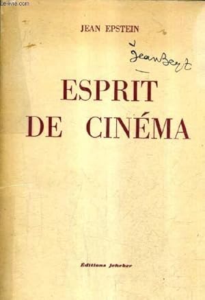 Imagen del vendedor de ESPRIT DE CINEMA. a la venta por Le-Livre