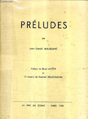 Imagen del vendedor de PRELUDES. a la venta por Le-Livre