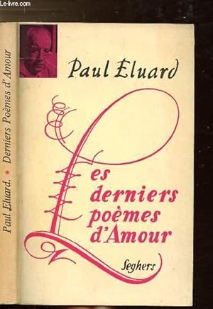 Image du vendeur pour LES DERNIERS POEMES D'AMOUR mis en vente par Le-Livre