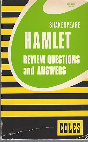 Imagen del vendedor de Hamlet, Review Questions And Answers a la venta por BYTOWN BOOKERY
