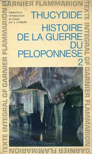 Seller image for HISTOIRE DE LA GUERRE DU PELOPONNESE, II for sale by Le-Livre
