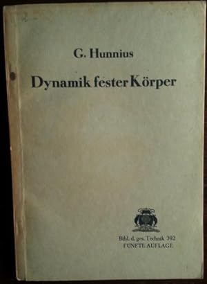 'Dynamik fester Körper für Ingenieurschulen.'