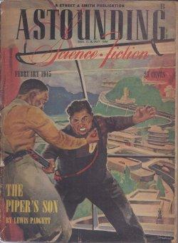 Bild des Verkufers fr ASTOUNDING Science Fiction: February, Feb. 1945 zum Verkauf von Books from the Crypt