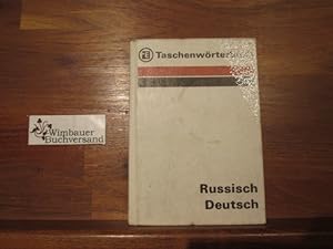 Seller image for Taschenwrterbuch; Teil: Russisch-deutsch. von Rudolf R°uži ka. [Mitarb.: Helga Buttke .] for sale by Antiquariat im Kaiserviertel | Wimbauer Buchversand