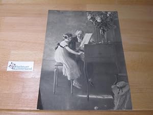 Imagen del vendedor de Kunstdruck: Die erste Pianostunde a la venta por Antiquariat im Kaiserviertel | Wimbauer Buchversand