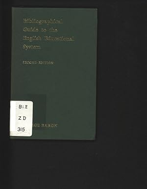 Bild des Verkufers fr A Bibliographical Guide to the English Educational System. zum Verkauf von Antiquariat Bookfarm