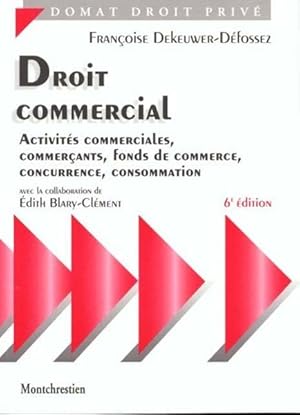 Seller image for Droit commercial for sale by Chapitre.com : livres et presse ancienne