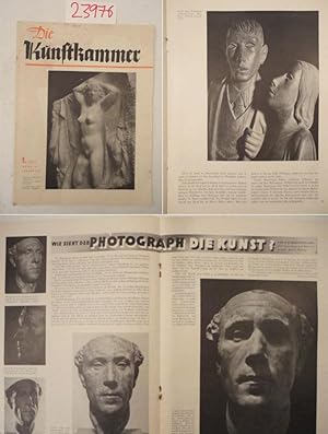 Seller image for Die Kunstkammer / Illustrierte Monatszeitschrift mit amtlichen Mitteilungen * 1.Jahrgang, Heft 1 Januar 1935 for sale by Galerie fr gegenstndliche Kunst