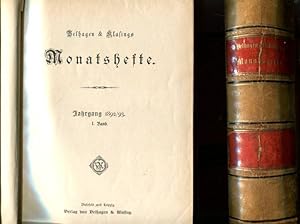 Velhagen & Klasings Monatshefte Jahrgang 1892/93 Band 1. und Band 2.