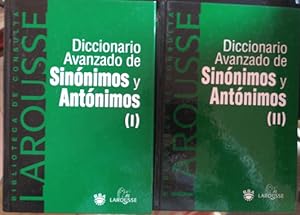 DICCIONARIO AVANZADO DE SINONIMOS Y ANTONIMOS TOMOS I Y II.