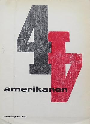 4 Amerikanen Jasper Johns, Alfred Lesley, Rauschenberg, Stankiewicz