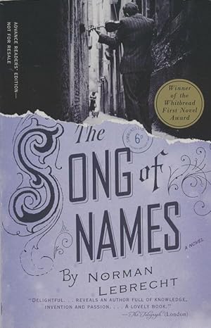 Imagen del vendedor de The Song of Names a la venta por Good Books In The Woods