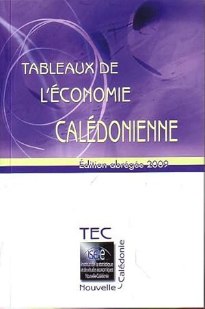 Bild des Verkufers fr TABLEAUX DE L'ECONOMIE CALEDONIENNE. Edition abrge 2009 zum Verkauf von Jean-Louis Boglio Maritime Books