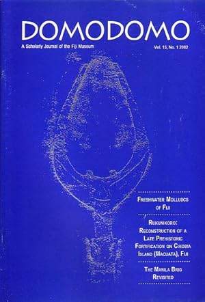 Seller image for DOMODOMO - A Scholarly Journal of the Fiji Museum - 2002 - Volume 15, No 1 for sale by Jean-Louis Boglio Maritime Books