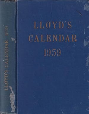 Seller image for LLOYD'S CALENDAR 1959 for sale by Jean-Louis Boglio Maritime Books