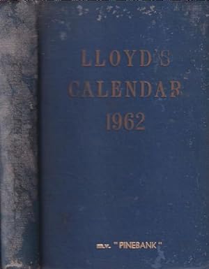 Seller image for LLOYD'S CALENDAR 1962 for sale by Jean-Louis Boglio Maritime Books