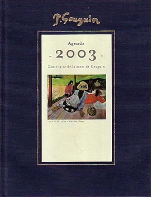Image du vendeur pour AGENDA 2003 P. GAUGUIN mis en vente par Jean-Louis Boglio Maritime Books