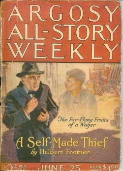 Imagen del vendedor de ARGOSY ALL-STORY Weekly: June 25, 1921 ("A Self-Made Thief") a la venta por Books from the Crypt