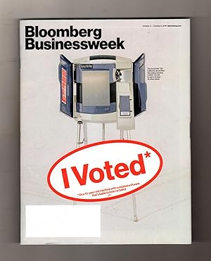 Seller image for Bloomberg Businessweek - October 3 - October 9, 2016. "Lunch Issue"; Adidas; Amtrak Connecticut; Creaky Voting Machines; Digital Banks; Sex Ads; LGTB; Hillenials; China Cybersecurity; OPEC for sale by Singularity Rare & Fine