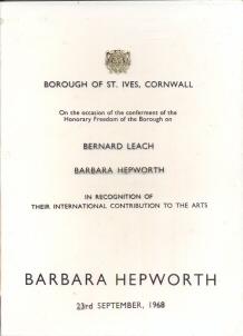 Seller image for Bernard Leach and Barbara Hepworth for sale by timkcbooks (Member of Booksellers Association)