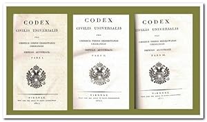 Codex Civilis Universalis pro omnibus terris hereditariis germanicis imperii austriaci (Originala...