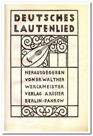 Deutsches Lautenlied (ca. 1914)