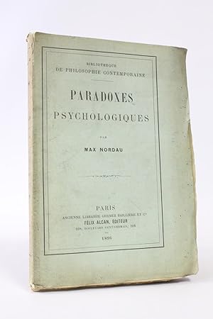 Bild des Verkufers fr Paradoxes psychologiques zum Verkauf von Librairie Le Feu Follet