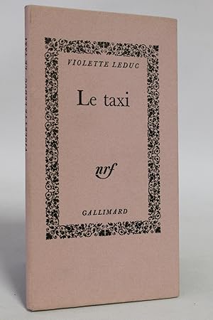 Immagine del venditore per Le taxi venduto da Librairie Le Feu Follet