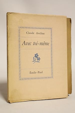 Imagen del vendedor de Avec toi-mme a la venta por Librairie Le Feu Follet