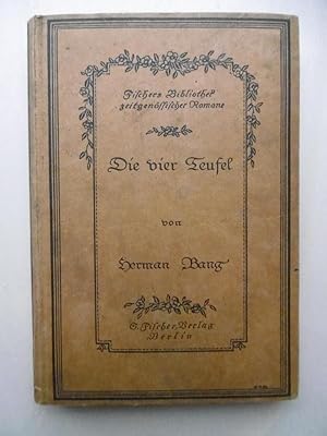 Seller image for Die vier Teufel: und andere Novellen. for sale by Antiquariat Steinwedel